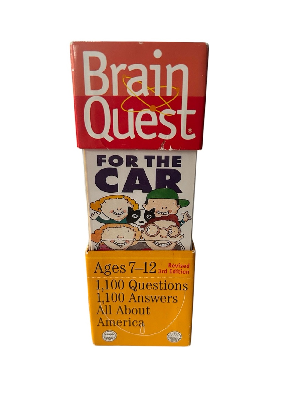 Brain Quest For The Car 1100 Questions/Answers All About America Age 7-12